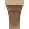 Ekena Millwork 9"W x 27"D x 18"H Classic Rockford Rough Cedar Woodgrain TimberThane Corbel, Primed Tan CORUR09X27X18ROCRCPR - alternate 4